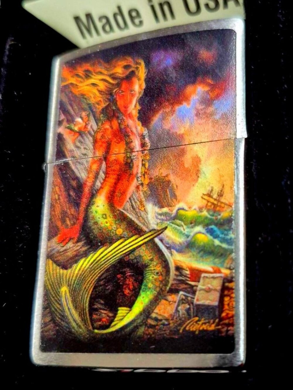 Zippo Lighter: Mermaid by Rick Rietveld